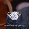 cubic zirconia ring jewelry factory engagement ring